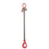 VDH Chain front runner with valve and notch hook, Ø 10 mm