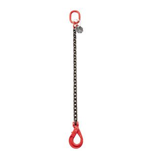 VDH Chain front runner with safety hooks, Ø 6 mm