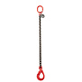 VDH Chain front runner with safety hooks, Ø 6 mm