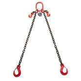 VDH Chain 2-jump with flap and notch hooks, Ø 13 mm