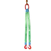 VDH Lifting strap 2-jump with flap hooks, 2 tonne