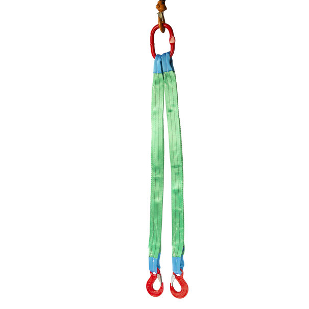 VDH VDH Lifting strap 2-jump with flap hooks, 2 tonne