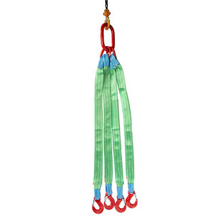 VDH Lifting strap 4-jump with flap hooks, 3 tons