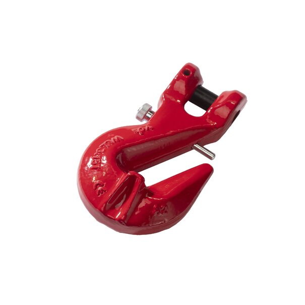 VDH Clevis grab hook + safety pin, Grade 80