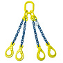 VDH 4-Sprungkette mit Sicherheitshaken, Grade 100