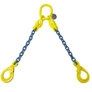 Chaîne de saut VDH 2 avec crochets de sécurité et crochets fendus, Grade 100