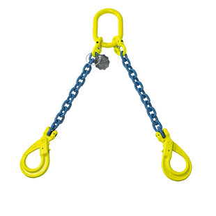 VDH 2-Sprungkette mit Sicherheitshaken, Grade 100