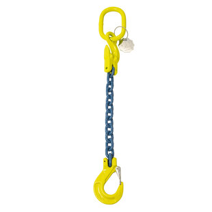VDH Chain 1-leg with valve and shortening hook, Grade 100