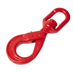 Wirbellasthaken mit Sicherheitsklappe | Gelagert, Güteklasse 8