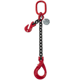 KETTING VOORLOPER MET VEILIGHEIDS- EN INKORTHAKEN, Ø 10 MM