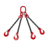 KETTING 4-SPRONG MET KLEPHAKEN, Ø 8 MM