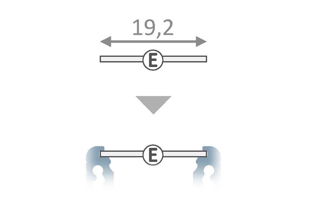 Couvercle E GlisserCôté en longueur de 1m ou 2m