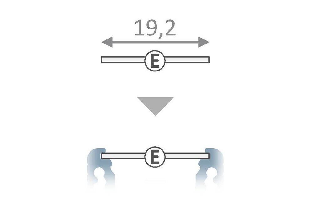 Couvercle E GlisserCôté en longueur de 1m ou 2m