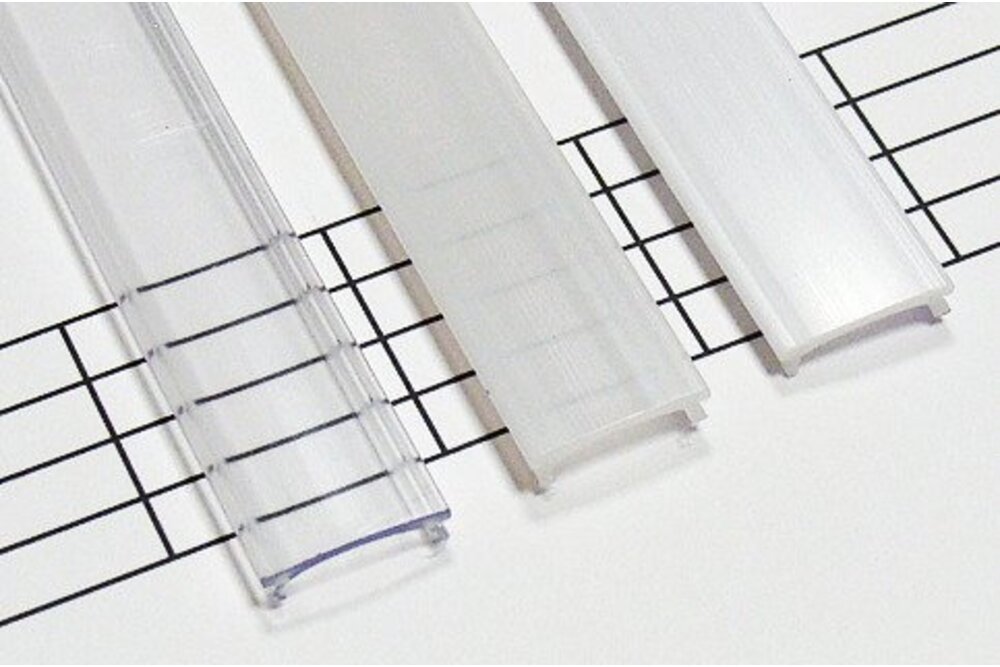 Couvercle F ClickDessus en longueur de 1m ou 2m pour profilés de type FLUID14,LINEA14, ANGLE14 et NOVA