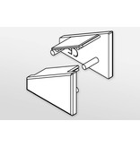 Embouts pour profilé LED ANGLE10 Ensemble de deux, avec ou sans trou pour câble