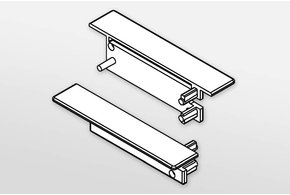 Embouts SMOOTH, ensemble de deux, avec ou sans trou de câble