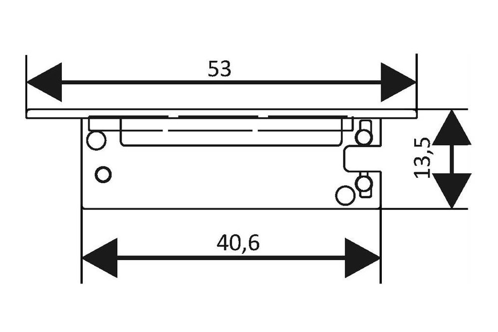 Embouts pour profilé LED SMOOTH Ensemble de deux, avec ou sans trou pour câble