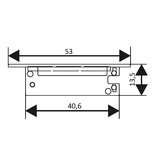 Embouts pour profilé LED SMOOTH Ensemble de deux, avec ou sans trou pour câble