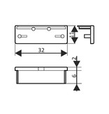 Embouts pour profilé LED STRETCHED Ensemble de deux, avec ou sans trou pour câble