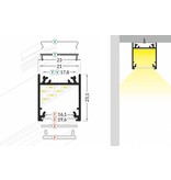 NOVA 20mm Profilé LED en saillie 1m-2m