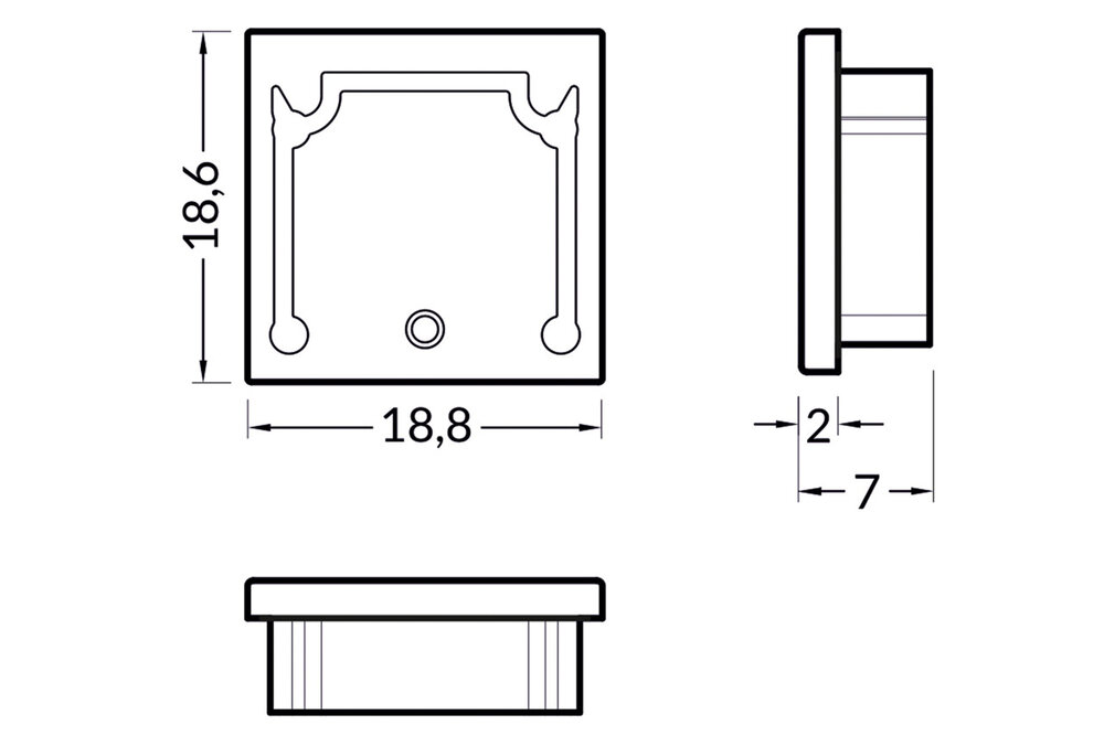 Embouts NOVA16 , ensemble de deux