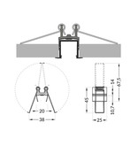 Support Type U4 avec ressorts de friction