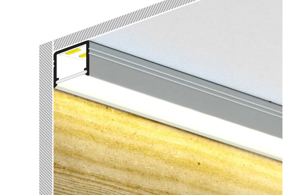 NOVA 10mm Profilé LED en saillie 1m-2m