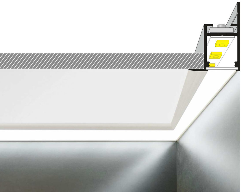 EDGE 14mm Led Profile Surface Mount 1m-2m