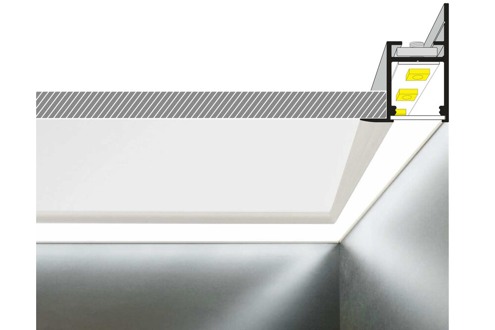 EDGE 14mm Led Profile Surface Mount 1m-2m