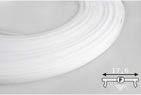 Couvercle F Clickon rouleau de 20 mètres Blanc laiteux Opale