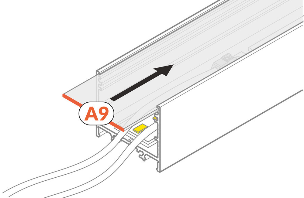 GlissCôté A9 en longueur de 1m ou 2m