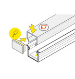 *E9* embouts spéciaux, blanc laiteux translucide, ensemble de deux