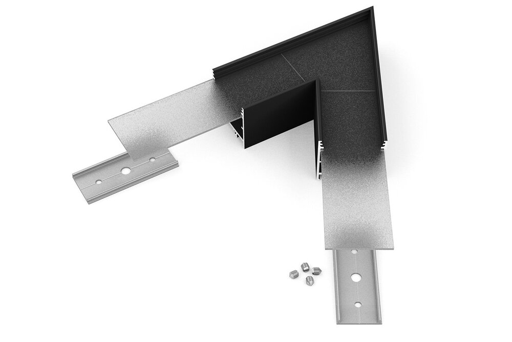 Profilé d'angle 60° pour profilé LED d'EVO302