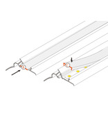 CURVA Profilé LED enduit de 12mm - Stuc profilé enduire éclairage indirect.