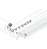 FLEX 8mm Led Profil encastré 1m-2m