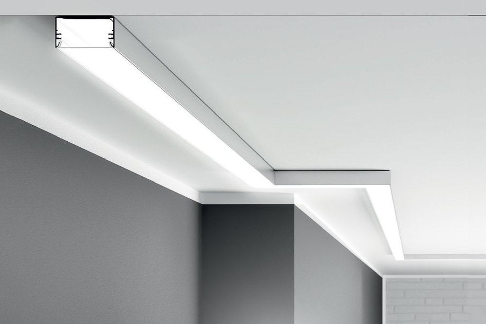 Profilé LED en saillie Agencement, signalétique, mobilier.