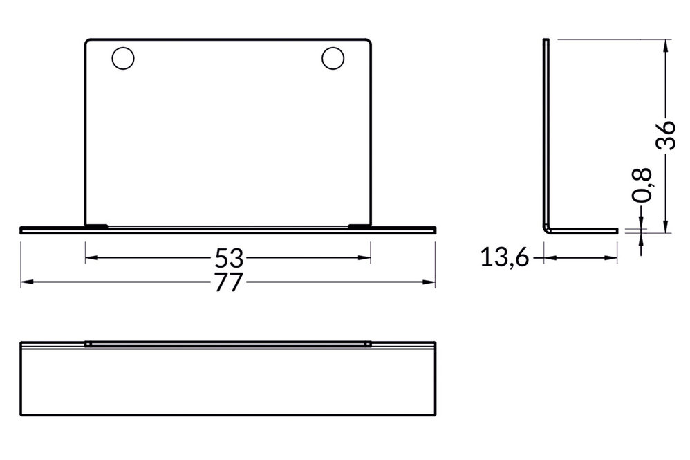 Embouts LUMAX503, Métal, Ensemble de deux