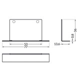 Embouts LUMAX503, Métal, Ensemble de deux