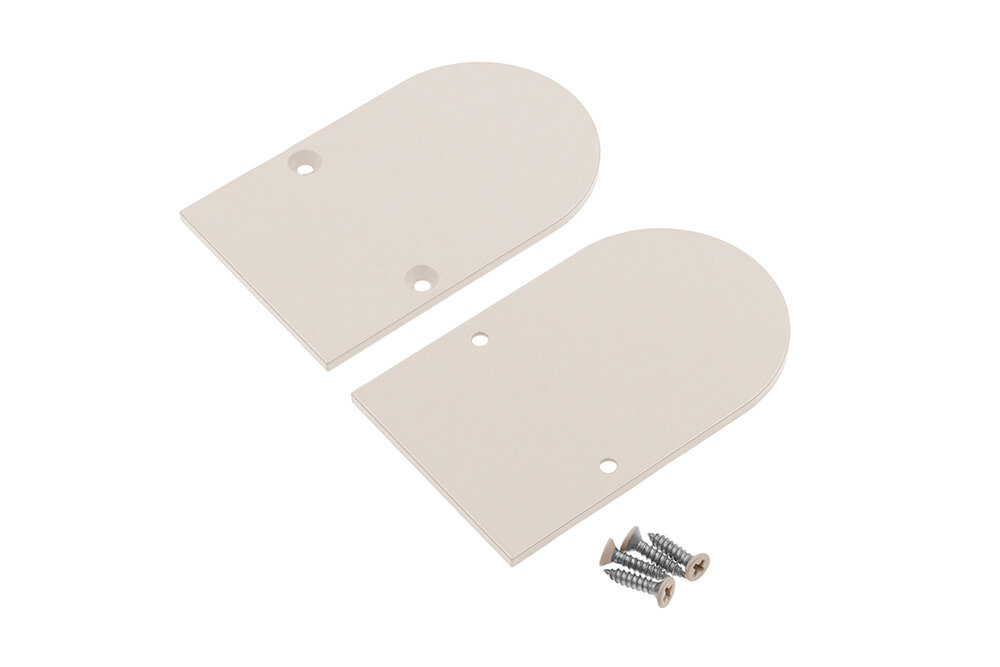 HALUX23 embouts métalliques pour couvercle plat C9, Jeu de deux pièces