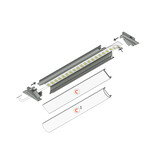 AXON 10 Profilé LED encastré mm 2 m