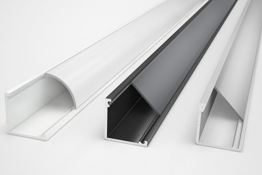 ANGLE12 DUO Profilé LED de surface 12mm 1m-2m