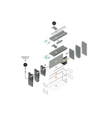 LUVAR-UL Profilé LED 31 mm Suspendu 1m-2m