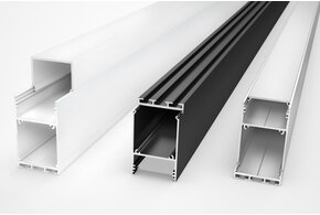 LUVAR Profilé LED 31 mm en saillie / suspendu 1 m – 2 m