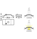 Support LUVAR pour câble en acier