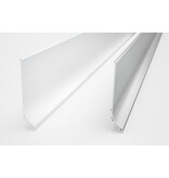 PLINTO Profiel - Opbouw Aluminium Plint 1m-2m