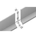 PLINTO  Koppelstuk 180º