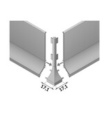 Raccord PLINTO 90º angle extérieur