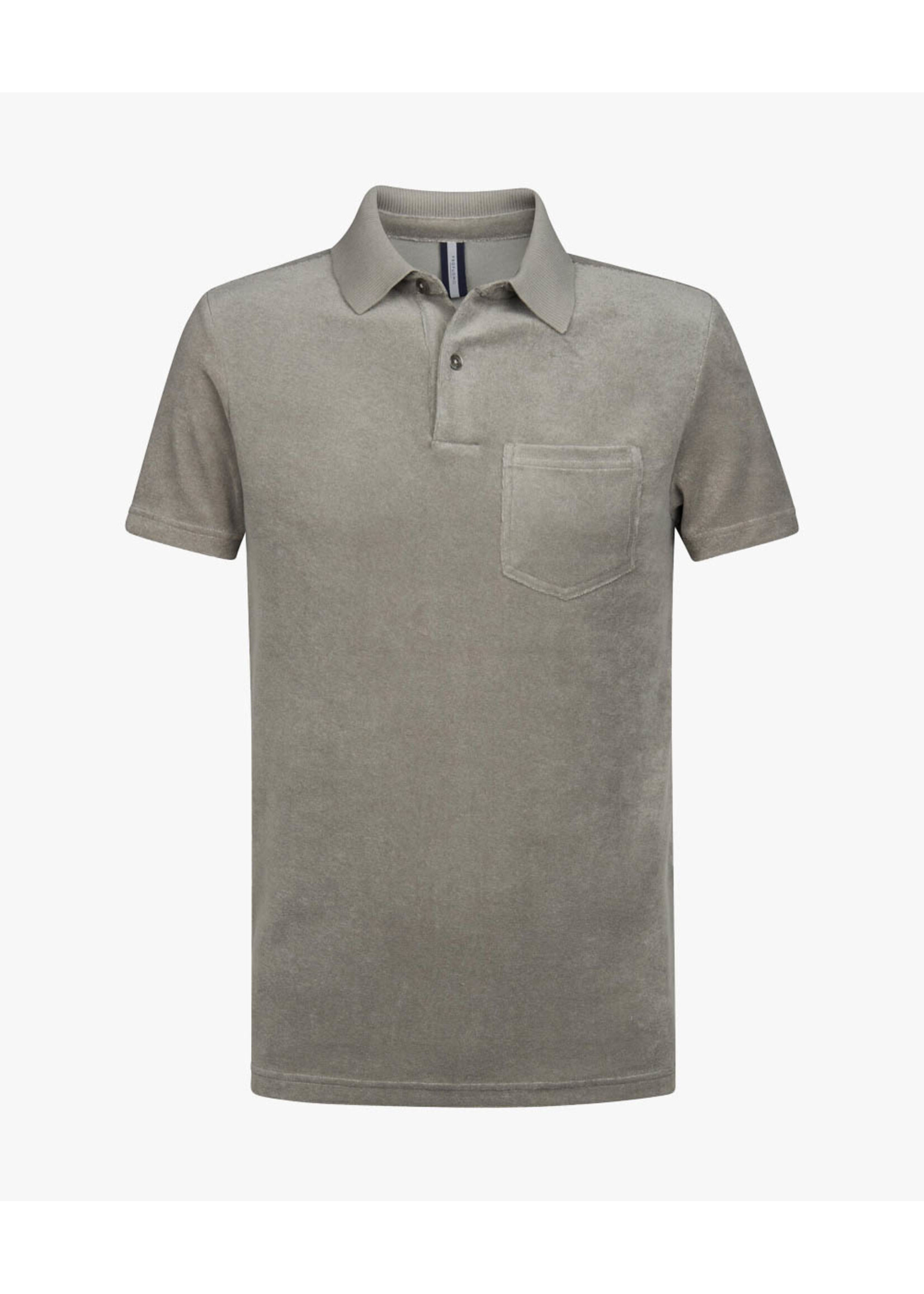 Polo SS Towelling Green