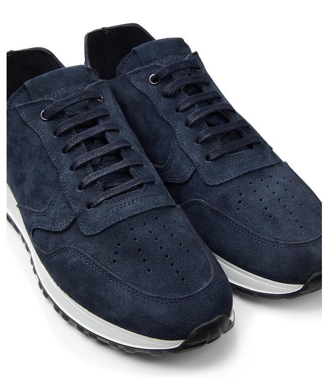 Navy Suede Sneakers