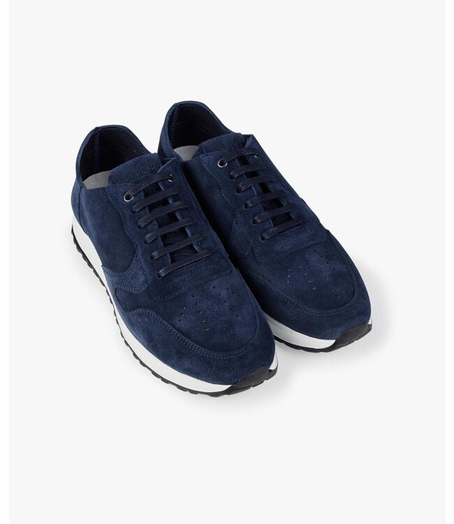 Navy Suede Sneakers